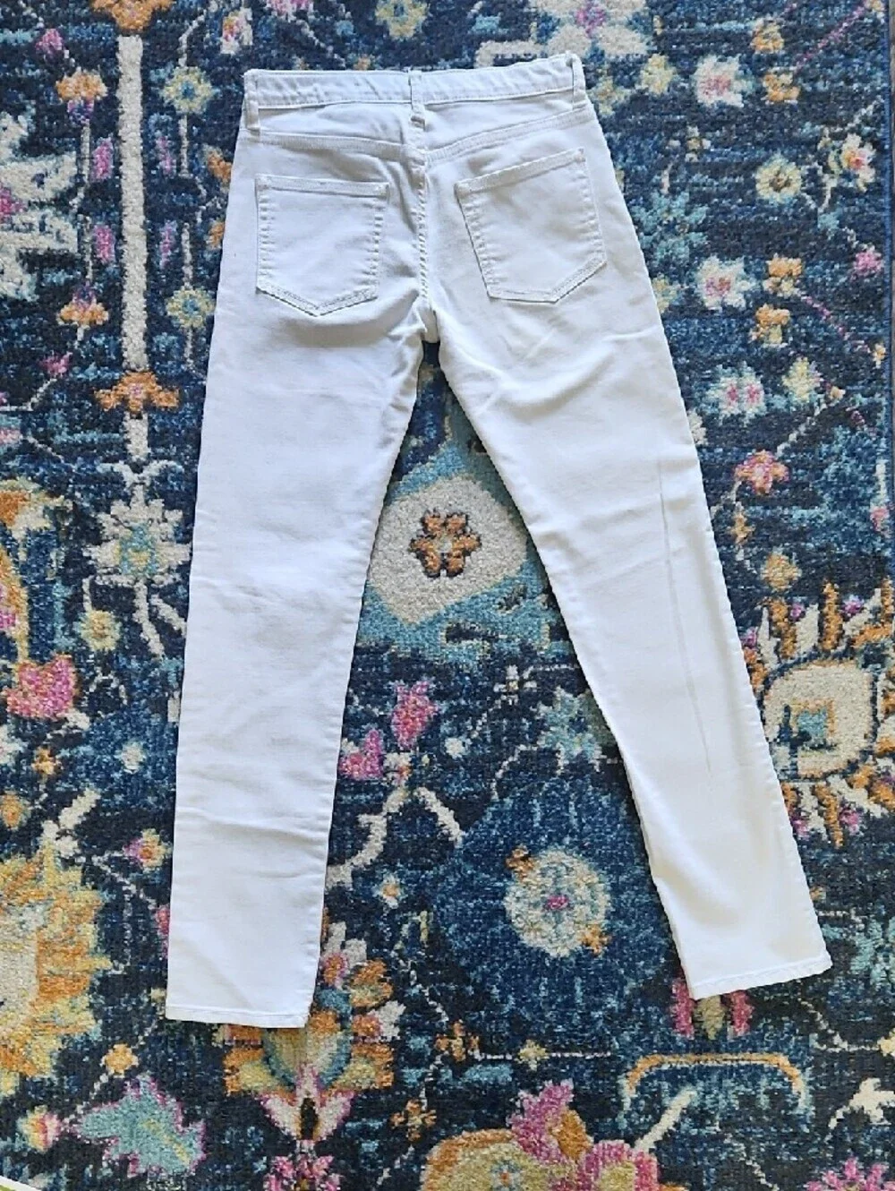 GAP Kids 1969 Girl's White Slim Fit Jeans - Classic Size 16 Slim